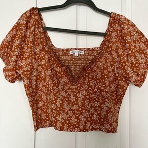 Floral Crop Top